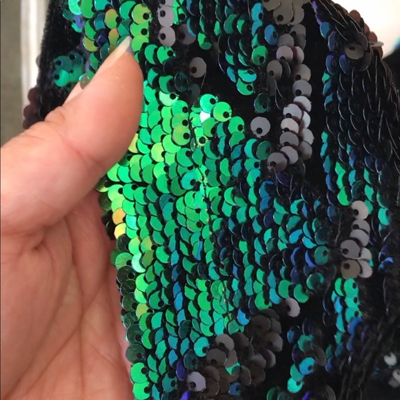 Ragyard Sequin Velvet T-shirt Dress - Picture 13 of 14